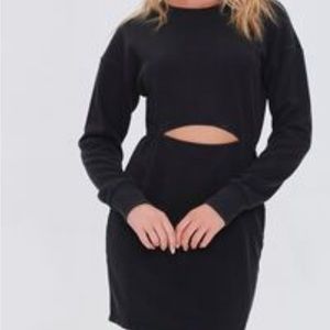 Forever 21 French Terry Cutout mini dress